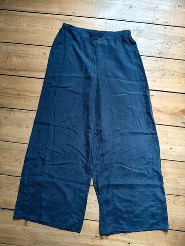 Navy cos wide leg - navy,