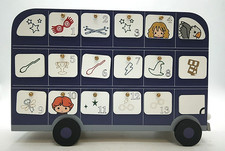 Harry Potter Knight Bus -   Wooden Advent Calendar,  25 Drawers 3x4cm, Light Up