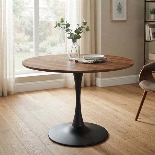 80cm oak round dining - 80cm, table