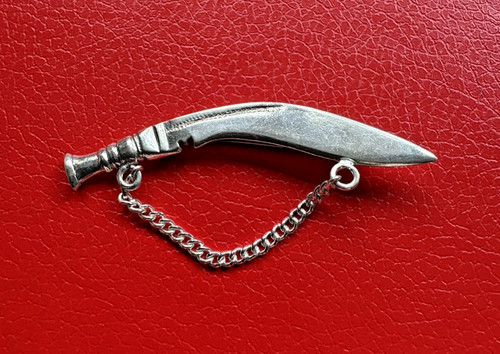 Silver ghurka kukri sweetheart - kukri,