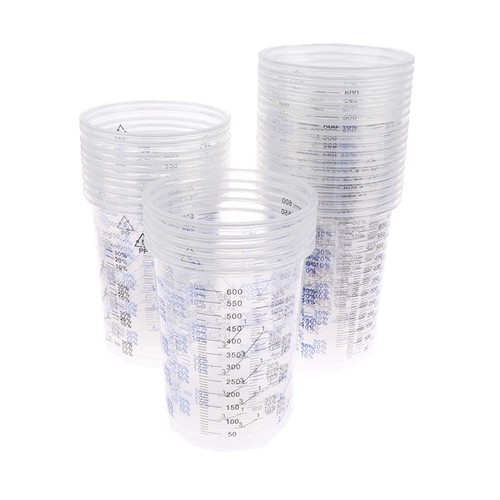 10pcs 600ml paint - mixing, cups