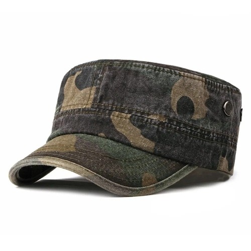 Camouflage washed vintage flat - vintage,