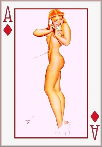 Pin playing card - up, images
