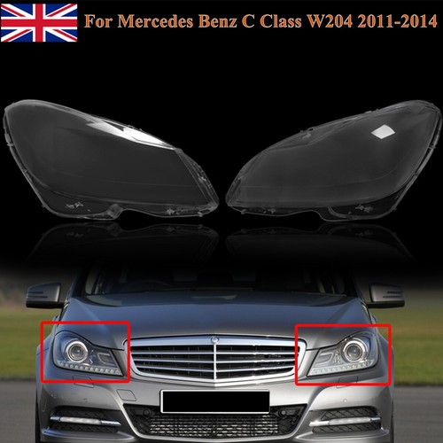 Pair headlight lamp lens cover - headlight,