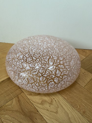Vintage pink textured glass - pink,