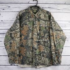 Cabelas Flannel Shirt Mens 2XL Seclusion 3D Camouflage Utility Hunting Durable