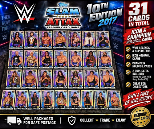 Topps wwe slam - topps, attax