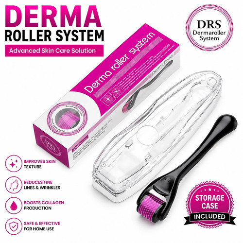 Derma skin roller 540 - derma, titanium