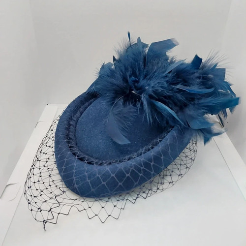 Vintage pure wool pillbox - ,