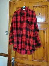 Ladies Lightweight Checked Red
