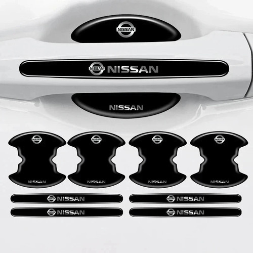 8pcs black car door - black,