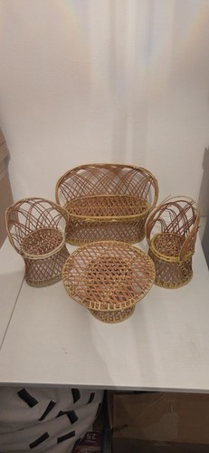 Vintage wicker dolls - wicker,