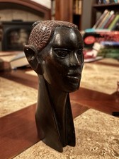 Vintage African Head Wood