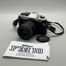 Nikon FM10 with 35-70mm Lens, Case, Instructions & Strap | Tested + New Battery
