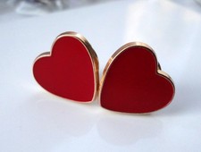 2 x Pre-Owned Ace of Heart Biker Pin Badges Gothic Playing Card 2 better than 1