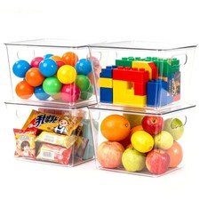 HPYLIF H 4 Pack Clear Fridge