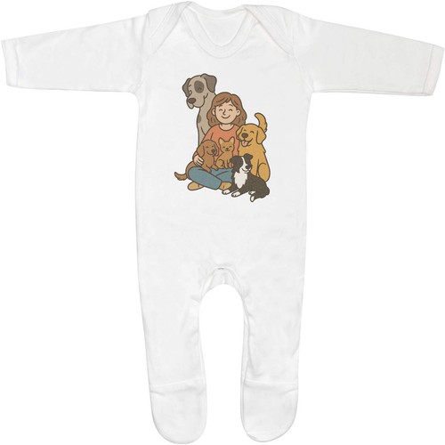 Dog lady pet - lady, baby