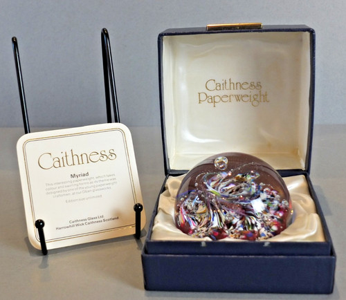Caithness glass paperweight - caithness,