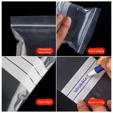 Grip Zip Lock Bag WRITE ON