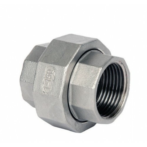 Union flat face - union, stainless
