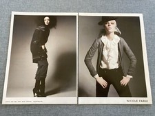 2008 NICOLE FARHI Print Ad 2 Page Fashion Feet Ankles Long Legs High Heel Shoes