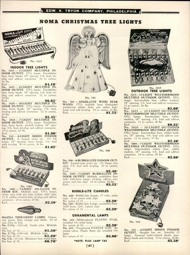 1950 paper noma christmas - ad,