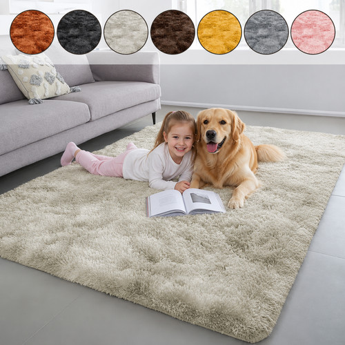Large shaggy rug fluffy - large, rugs