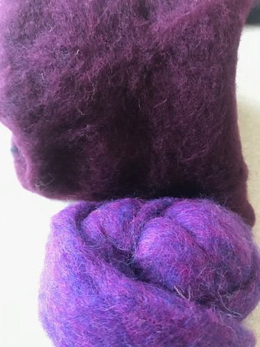 Bergschaf felting wool dark