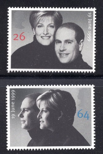 1999 royal wedding set - 1999, sg2096-