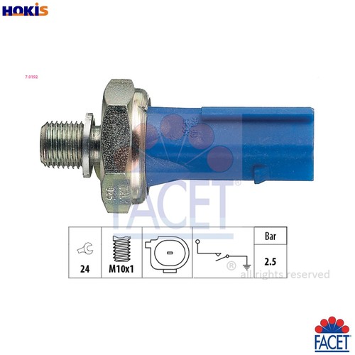 Oil pressure switch 0192 - pressure, 7.0192