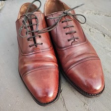 Charles Tyrwhitt Men's Brown Leather Shoes Size 8 1/2  Fit G