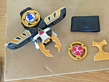 Power Rangers Ninja Storm Thunder Morpher + both Discs, Horn, Tail + Strap V.VGC