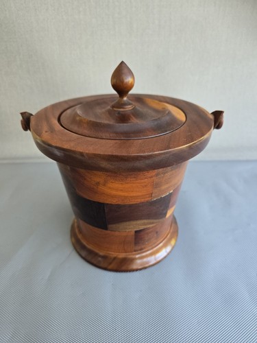 Vintage inlay wood ice - wood,