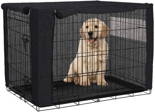 Dog crate cover black small - cover,