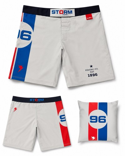 Storm jiu jitsu fight shorts - storm,
