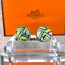 Hermes Paris Green Silk