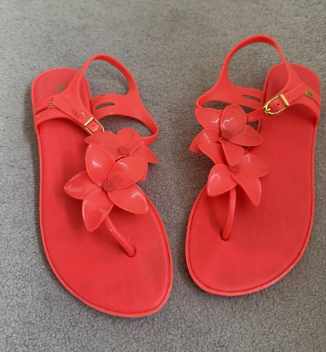 Melissa red thong - thong, flat