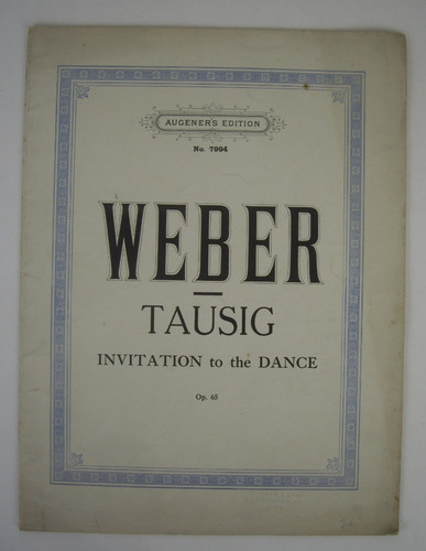 Weber invitation the dance - invitation,