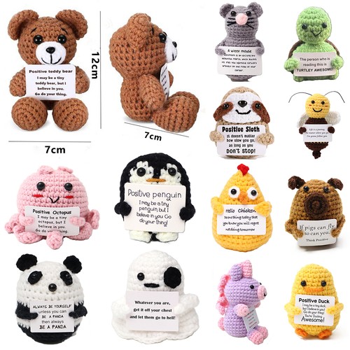 Handmade crochet animals - handmade, w/