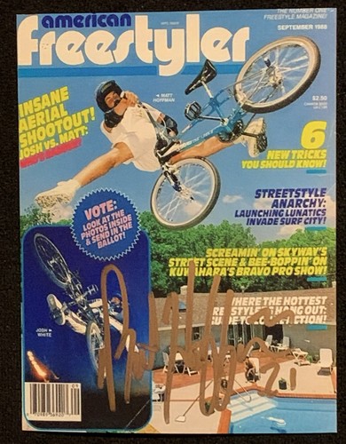 Mat hoffman autographed - hoffman,