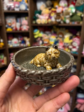 Vintage Wade Dog in Basket