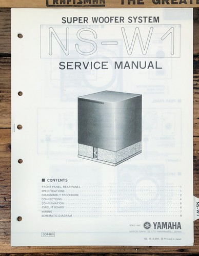 Yamaha super woofer - yamaha, ns-w1