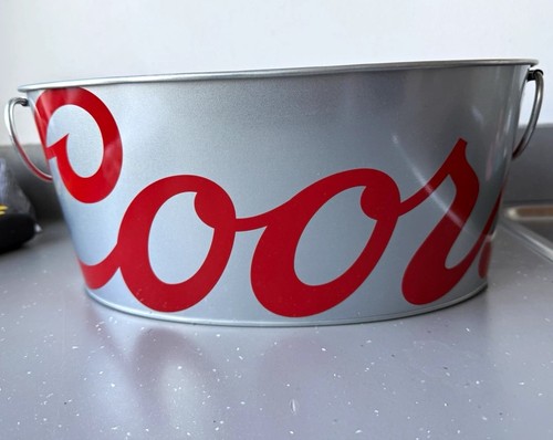 Coors metal ice bucket - metal,