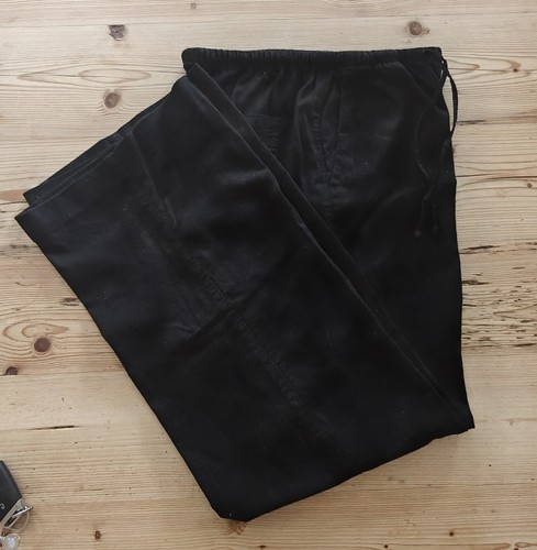 Marks and spencer black linen - and,