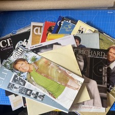Collection Of Cliff Richard Calendars 1993-2023