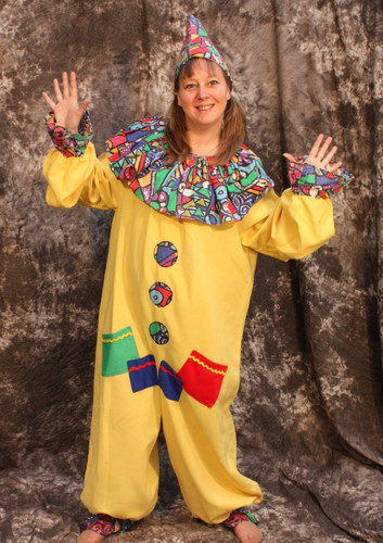 Traditional clown costume - traditional,