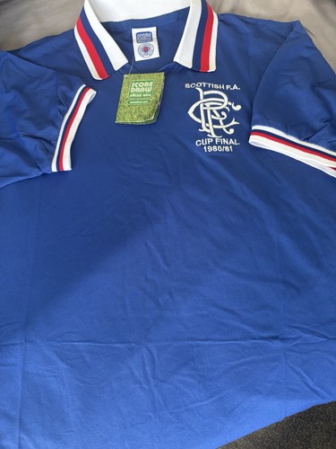 Rangers retro football - rangers, shirt