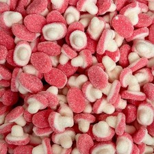Fizzy Pink Mushrooms Retro Sweets Candy Pick n Mix Party Favours