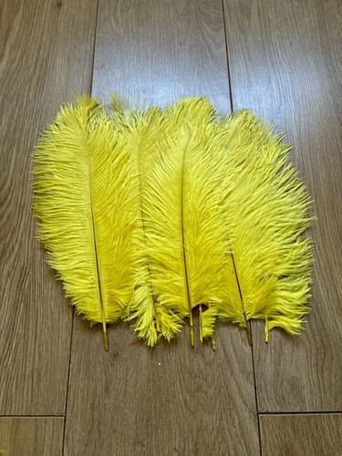 10x ostrich marabou feathers - 10x,