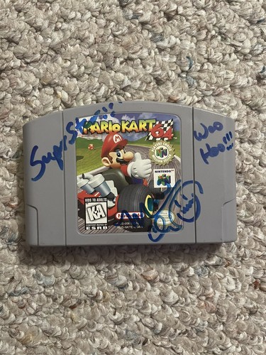Charles martinet signed mario - charles,
